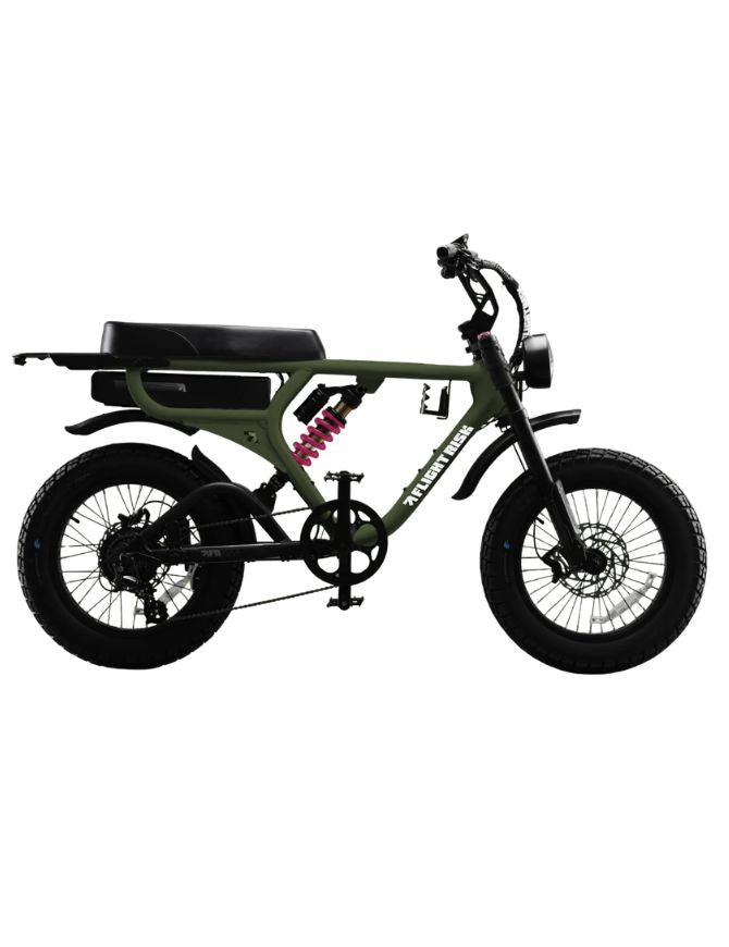 Flightrisk FR555X Off Road Electric Bike | Olive